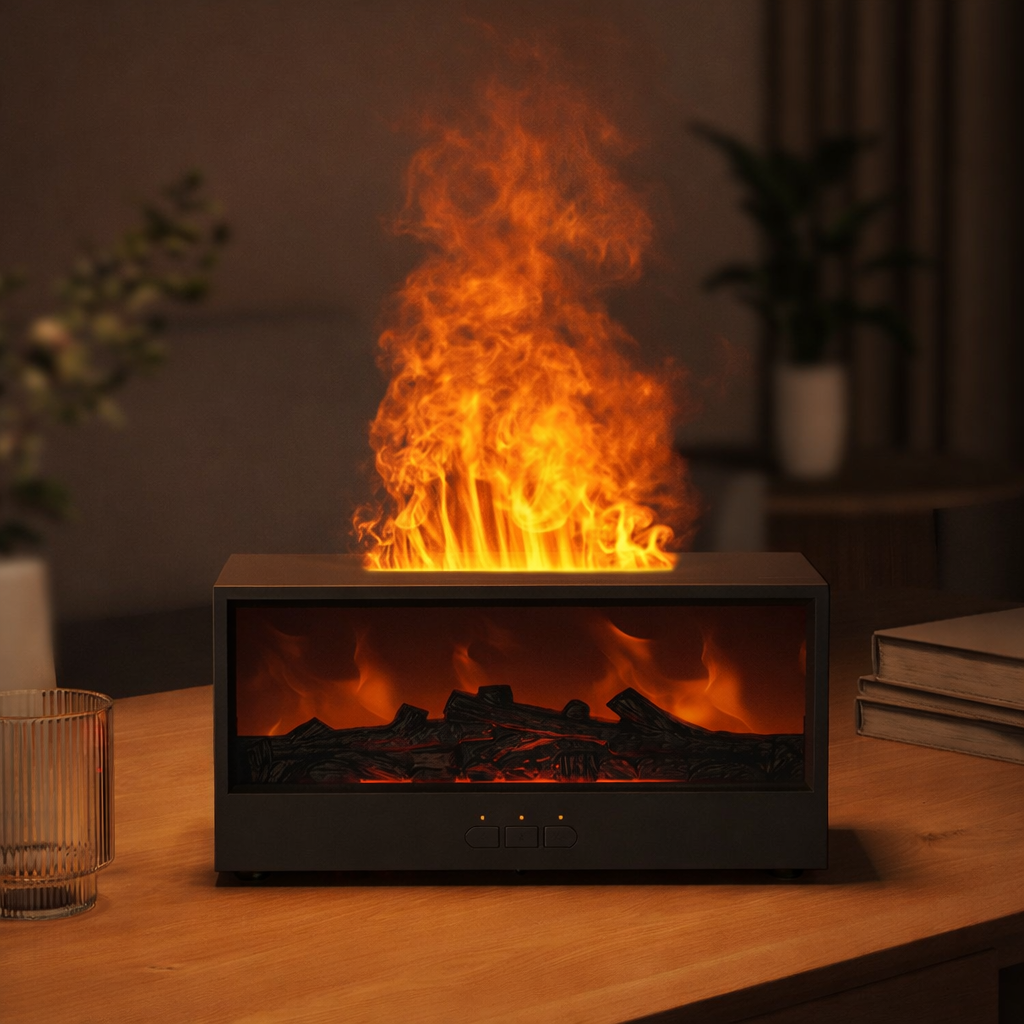 Fireplace-Style Aroma Diffuser