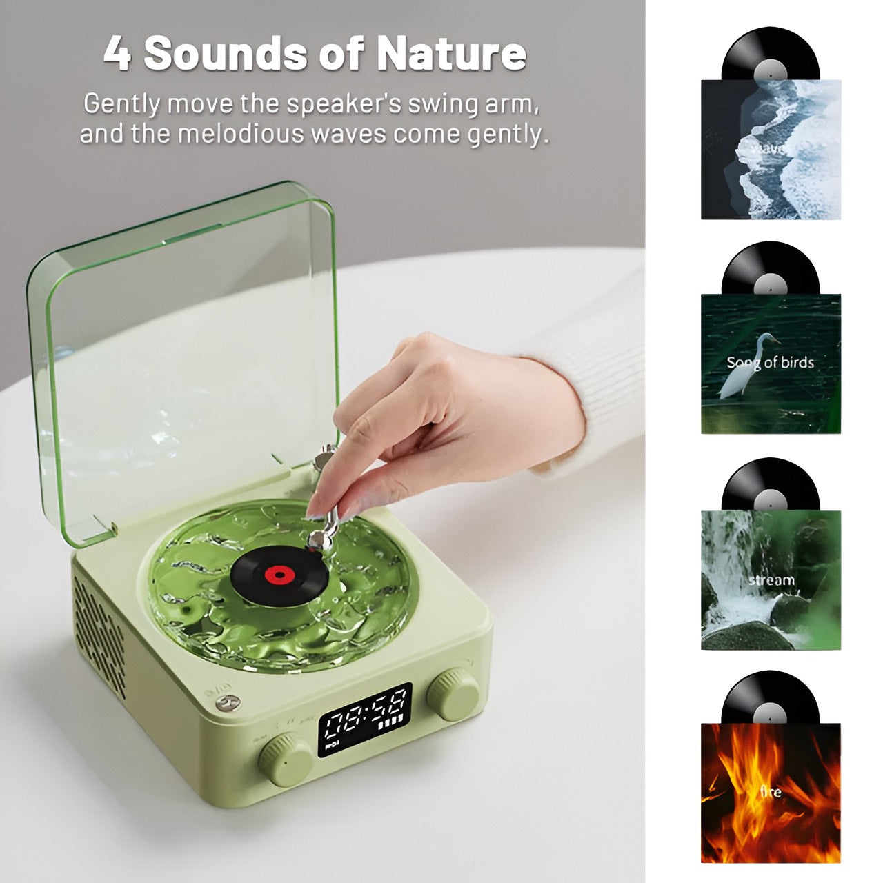 Wave Vinyl Speaker